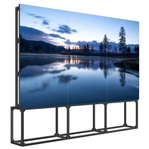 1.8mm 3.5mm Bezel 3X3 Touch Screen Kiosk Stand 46" 49"