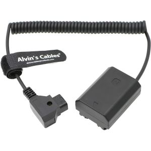 Alvin's Sony NP-FZ100 D-Tap Coiled Dummy Battery for A7/A9/FX3 Series