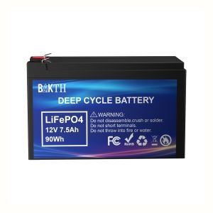 LiFePo4 Battery Pack Rechargeable Portable 12.8V 7.5Ah LiFePo4 Battery Pack