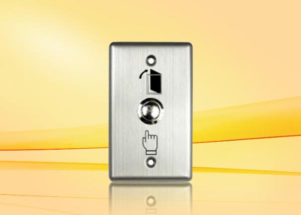 Quality Nickel - Plated Copper Push Button For Access Control , weatherproof push to exit button for sale