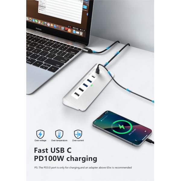 Additional Features 9 in 1 USB-C Docking Station with User Manual and Compact Design Included