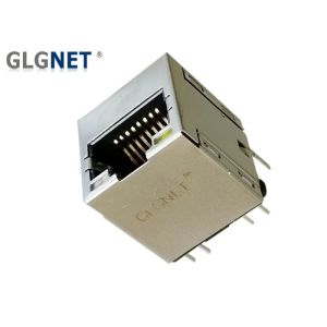 Power Over Ethernet RJ45 Modular Jack 1000 BASE - T Magnetic Vertical Type