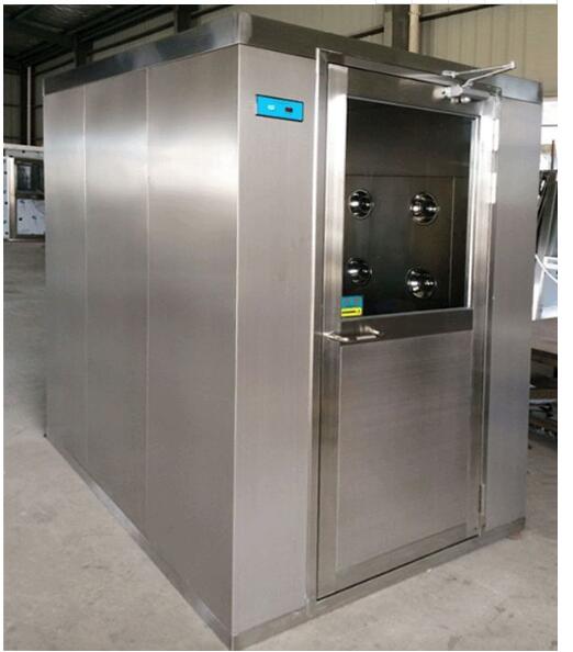Three Side Clean Room Laboratory Air Shower Tunnel With HEPA Filter Equipments