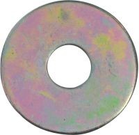 10mm Round Flat Washers Yellow Galvanised Smooth Surface For Increasing Friction