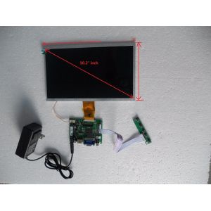 open frame touchscreen 10.1" inch LCD display VGA support HD AV monitor with