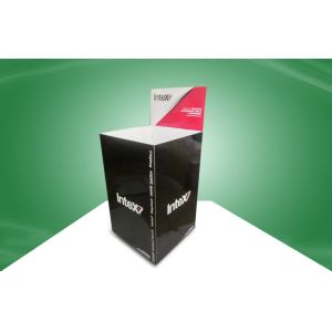 Recyclable Custom Cardboard Merchandising Displays Uv / Matt Lamination For