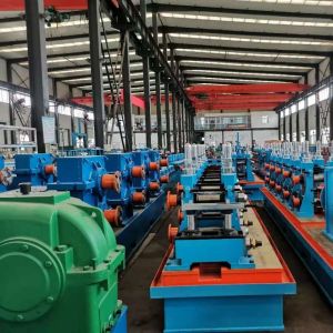 415/440V 1.0mm-3.0mm thick ERW Tube Mill SS CS GI MS Pipe Rolling Mill