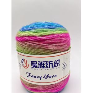 35% Cotton 55% Acrylic 10% Wool Soft Multicolor Cake Yarn 1/2.3NM