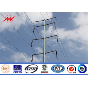 Wholesale Power Distribution Tubular Galvanized Steel Pole With Electrical Accessories from china suppliers