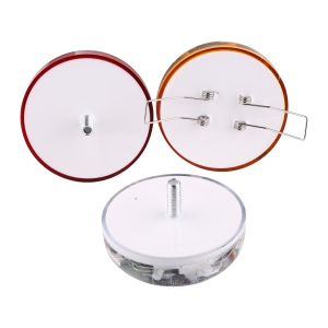 5 Colors IP68 Waterproof 84mm Round Solar Powered Road Studs For Park