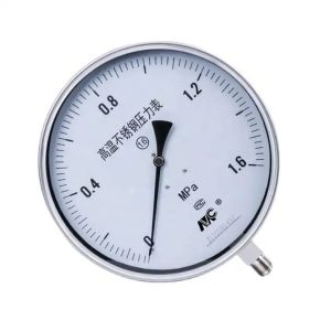 Radial Differential Pressure Gauge Stainless Pressure Gauge 0-1.6 MPa