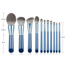 Wholesale OEM Animal Hair Make Up Brushes With PU Bag Two Color from china suppliers
