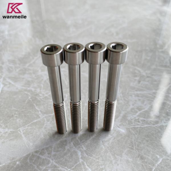 Gr2 Gr5 Ti6al4v UNF UNC Thread Titanium Bolts With High Corrosion Resistance