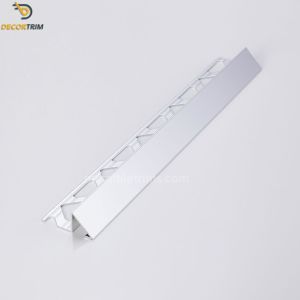 12mm Triangle Shape Aluminium Tile Trim Chrome Silver Color