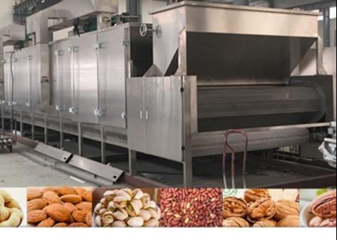 Quality Simple Structure Peanut Processing Machine Continuous Automatic Nut Roaster for sale