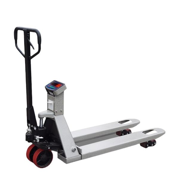 HL series Hand Pallet Truck With Painting Weighing Scale Loading Capacity 2000