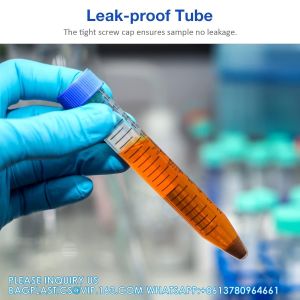 Centrifuge Tubes 15mL, Conical Tubes Sterile 50 PCS, Polypropylene, Leak-Proof