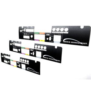 Wholesale Texture Finish Polyester MS500 Graphic Overlay Label For Audio Enehencement from china suppliers