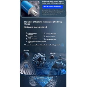 Household Reverse Osmosis Water Purifier Double Outlet Drink Water Filters
