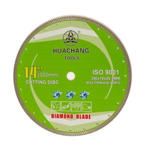 14inch '350×2.2/3.2×10×25.4mm Turbo Diamond Blade Cold Press For General Purpose