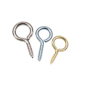 Hardening Round Head Small Screw Eyes For Buildings / Engeering Equipment