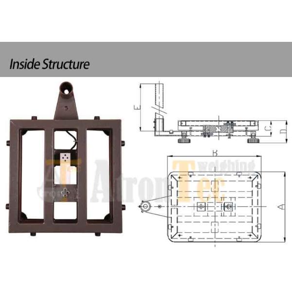 Logistics Carbon Steel Platform Weighing Scale 30kg