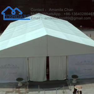 Custom Color&Size Large Aluminium Frame PVC A Shape Outdoor Storage Tent For