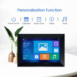 Touchscreen Acrylic 8x10 Digital Picture Frame Wall Hanging 1280x800