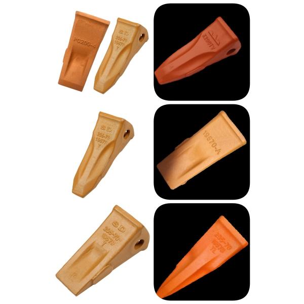 Komatsu PC200 Excavator Bucket Teeth Adaptor Earthwork Spare Part Replacement