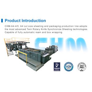 Wholesale High Speed 280m/min A4 Sheeter with ±0.2mm Cutting Accuracy and 5 Rolls Loaded A4 Production Line from china suppliers