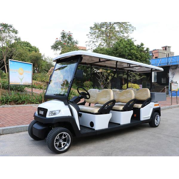 6 Passenger Electric Sightseeing Car Mini Bus with Rear Small Cargo
