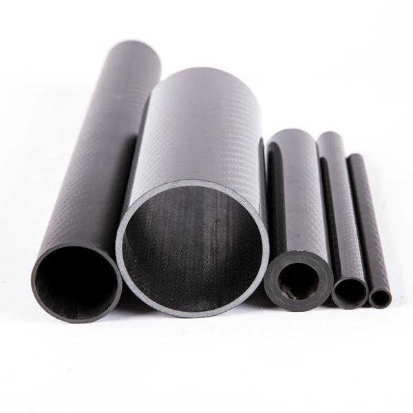 Twill Roll Wrapped Carbon Fiber Tubes High Strength High Stiffness And