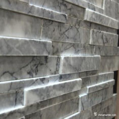 Quality Natural Flat Face Customized Marble Stone Wall Cladding for sale