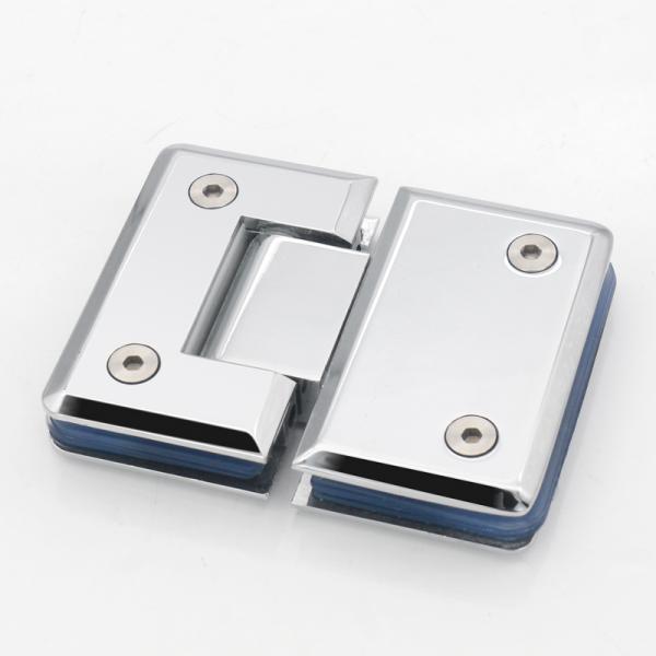 Zinc Alloy Polish Finish Shower Hinges for Foshan Shower Screen Installations