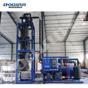 10T/24 H Engine Tube Ice Machine for Human Consumption in Beverage and Water