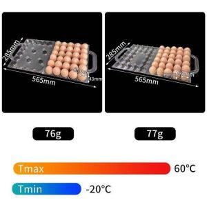 Transparent Plastic Egg Trays Egg Box Free Shipping Plastic Egg Tray with Handle