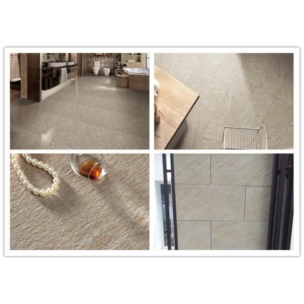Quality High Precision Sandstone Look Porcelain Tiles Glazed Concave Convex Pattern for sale