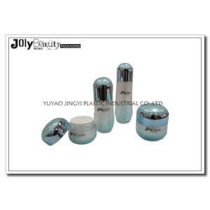 Wholesale Sky Blue Plastic Empty Makeup Containers For Lotions And Creams , Customized from china suppliers