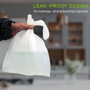 Compostable 30cm Width Biodegradable T Shirt Bag PLA PBAT