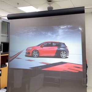 1.52x5 Meter transparent projection film , Holographic Rear Projection screen