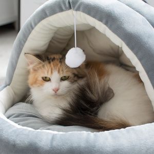 PP Cotton Removable Plush Pet Beds