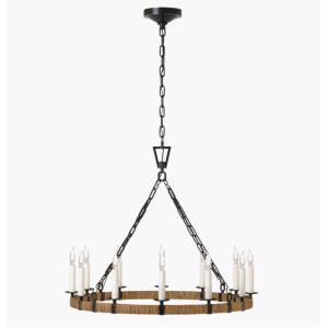 CHC 5872 Medium Wrapped Ring Chandelier by Visual Comfort Darlana