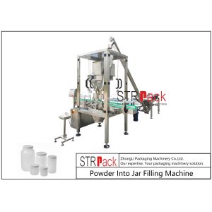 Automatic Auger Filling Machines For Multiple Containers Continuous Process
