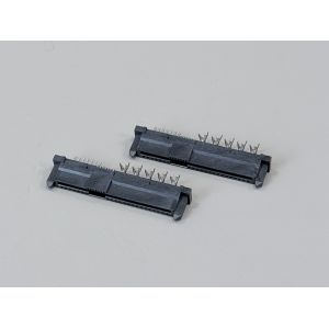 High-Reliability SAS 29P 180° IDC Female PCB Connector, Ni/Au/Sn Plated