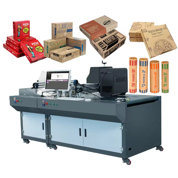 Corrugated Cardboard Digital Printing Machine Single Pass Kraft Paper Bag Inkjet