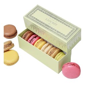 Macaron Chocolate Biscuit Bulk Gift Pastry Cake Box Customized Recyclable With