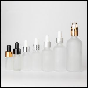 Wholesale Frosted Clear Empty Essential Oil Bottles Glass Material Plastic Cap PE Inserts from china suppliers