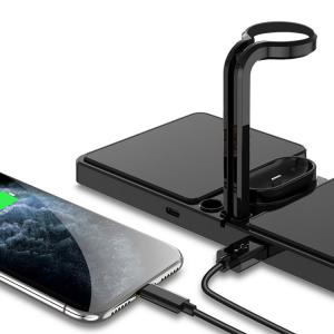 Wholesale 6in1 Multi Function Pen Holder Wireless Charger Fast Charging For Apple from china suppliers