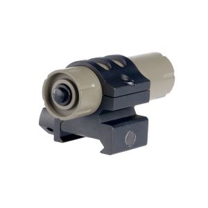 ANS Metal Picatinny Rail LED Flashlight Remote Pressure Switch Operation