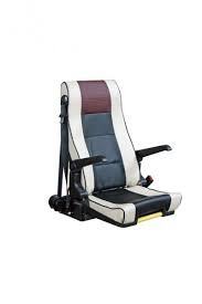 China Leather  Replacment Toyota Coaster Folding Bus Seat Side Sliding on sale